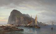 Vilhelm Melbye, Shipping off Gibraltar